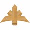Ekena Millwork Davenport Rough Sawn Timber Gable Bracket, Western Red Cedar, 36"W x 23"H x 4"D x 6"F, 15/12 Pitch GBW036X23X0406DAV00RWR - alternate 1